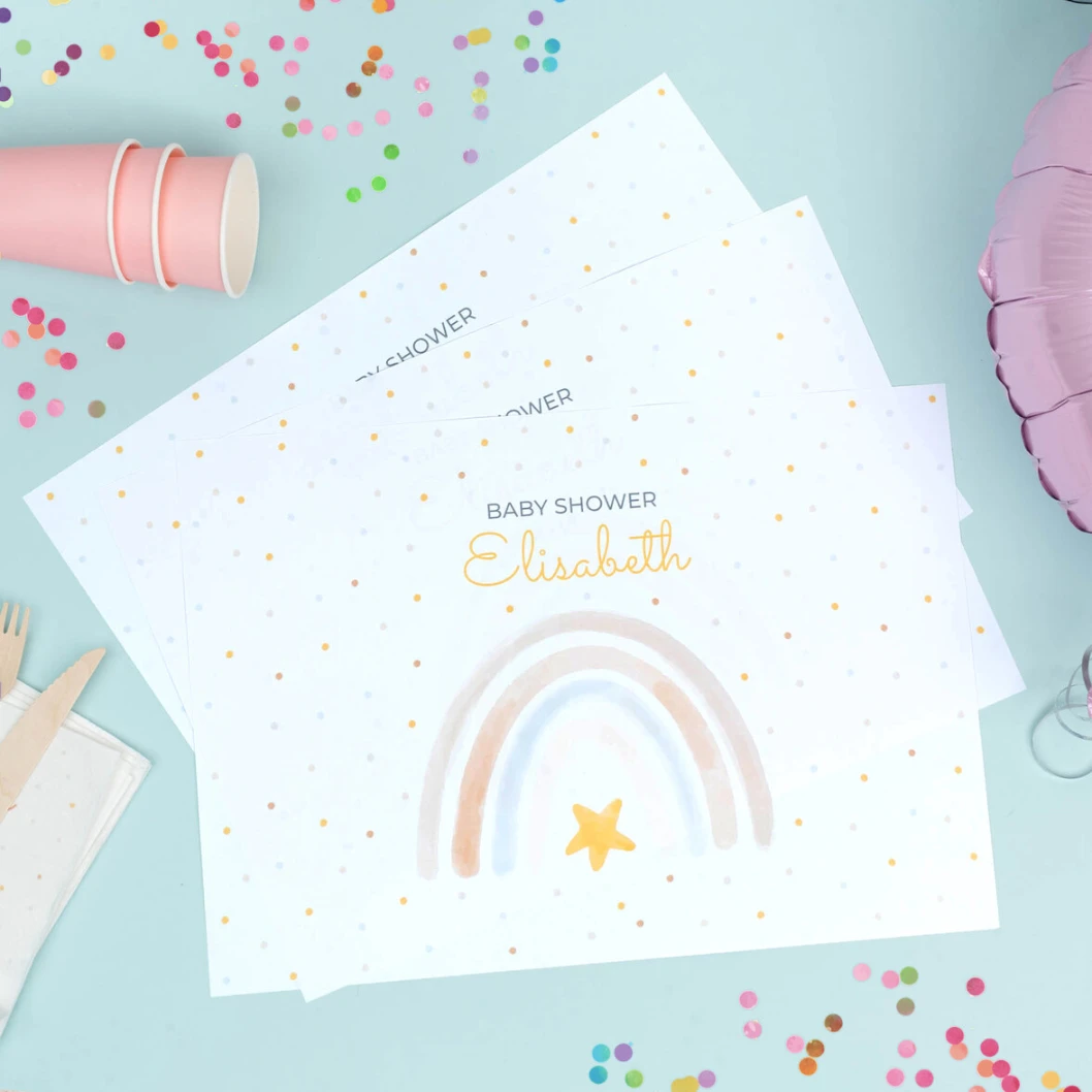 Manteles individuales personalizados de papel - Imagen 9