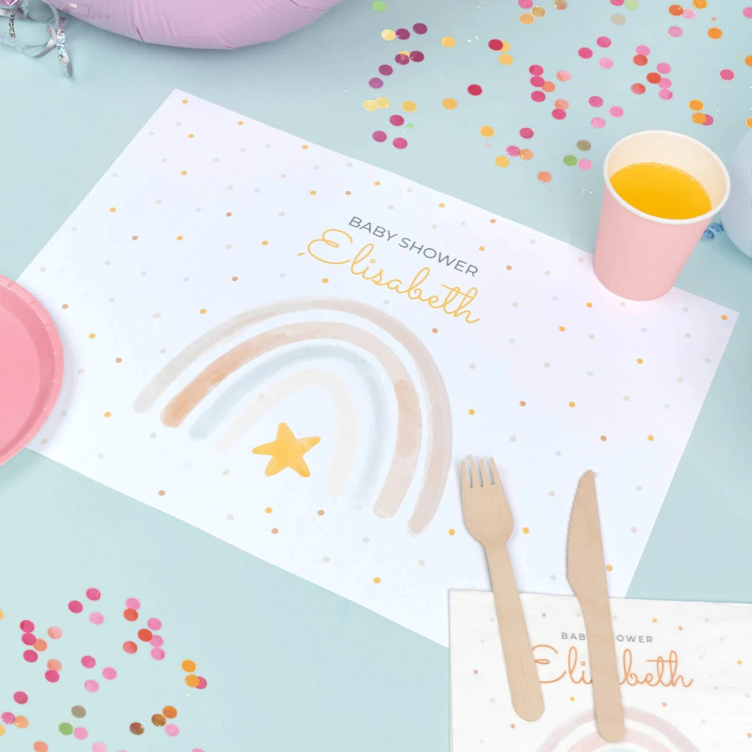 Manteles individuales personalizados de papel - Imagen 8