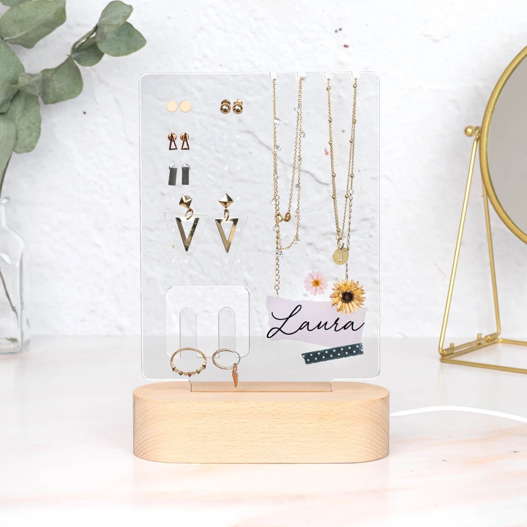 Organizador de joyas personalizado luminoso - Imagen 2