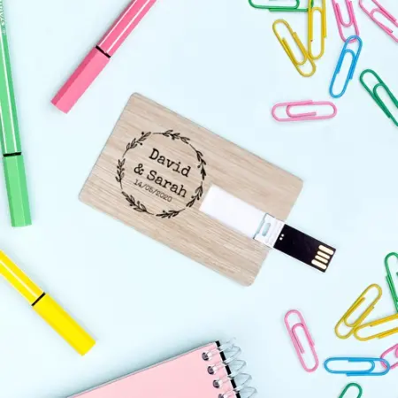 Pendrive usb madera personalizada - Imagen 6
