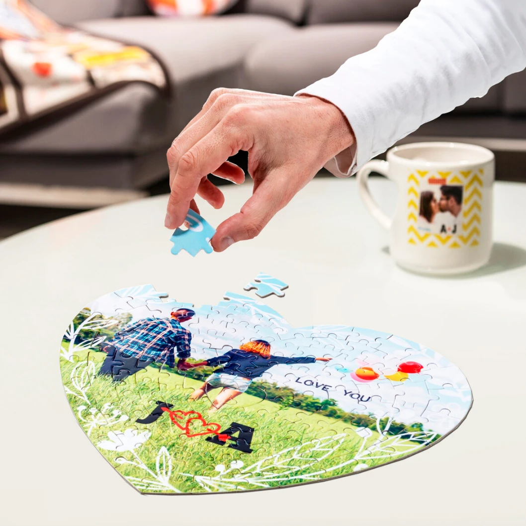 Puzzles magnéticos personalizados corazón - Imagen 3