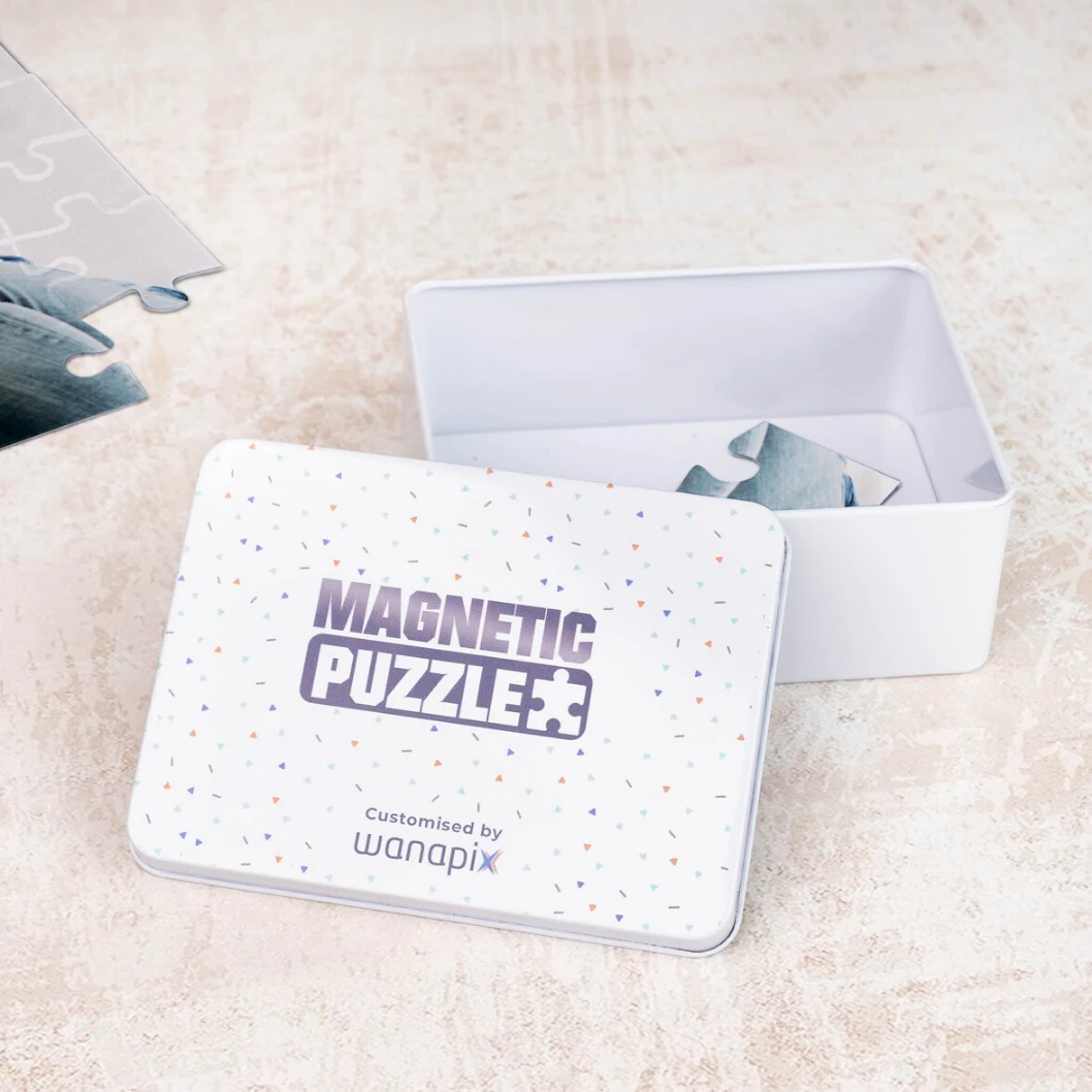 Puzzles magnéticos personalizados corazón - Imagen 2
