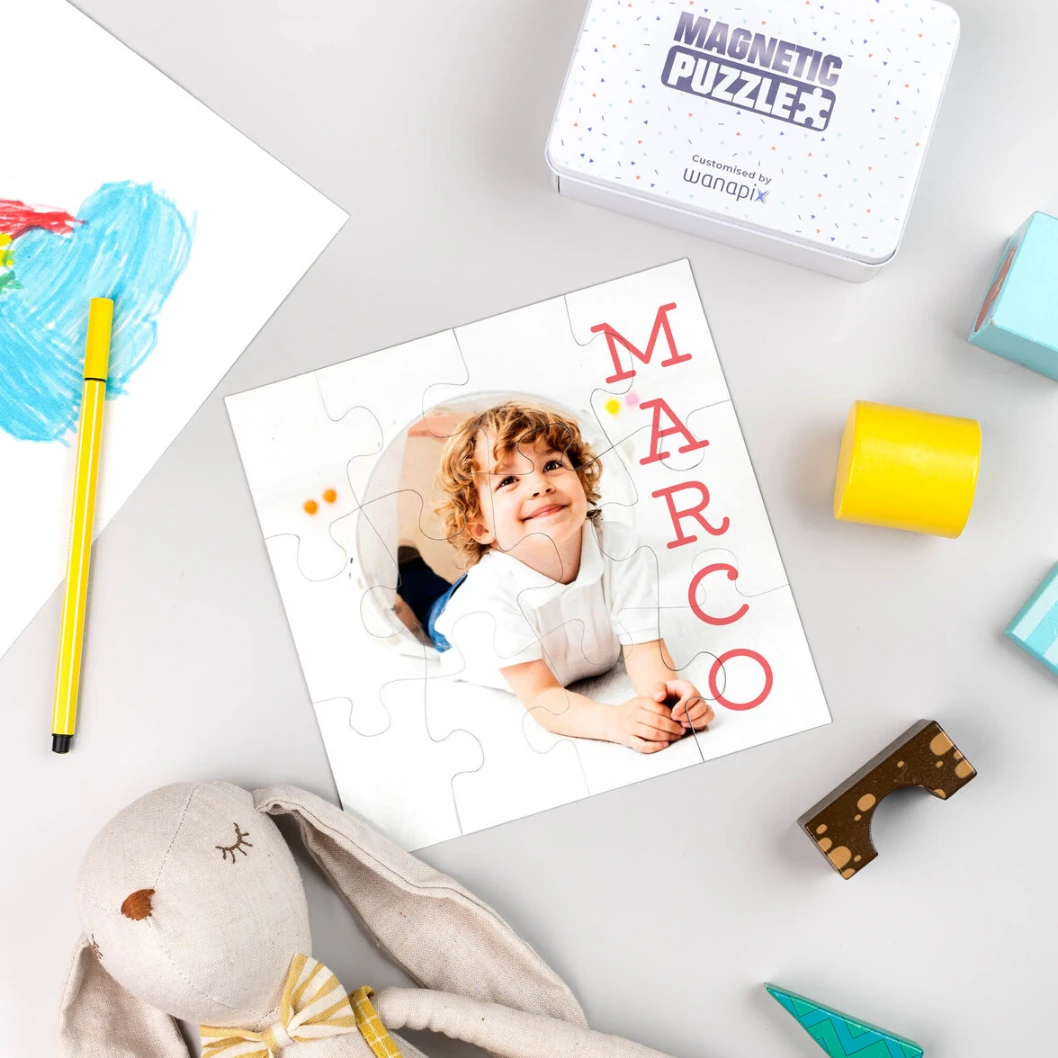 Puzzles magnéticos personalizados cuadrados - Imagen 2
