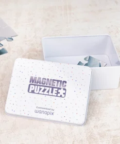 Alternative view of Puzzles magnéticos personalizados rectangulares