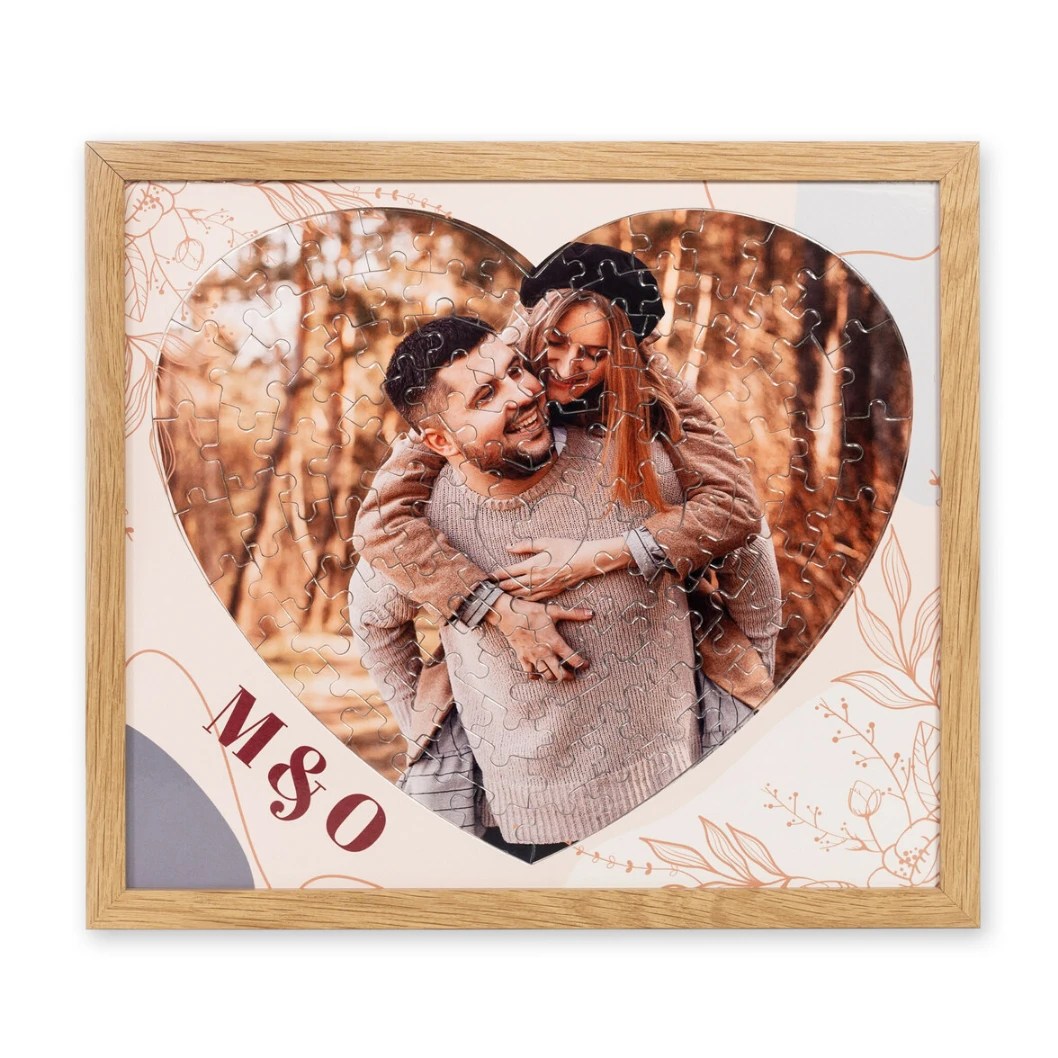 Puzzles personalizados enmarcados corazón - Imagen 7