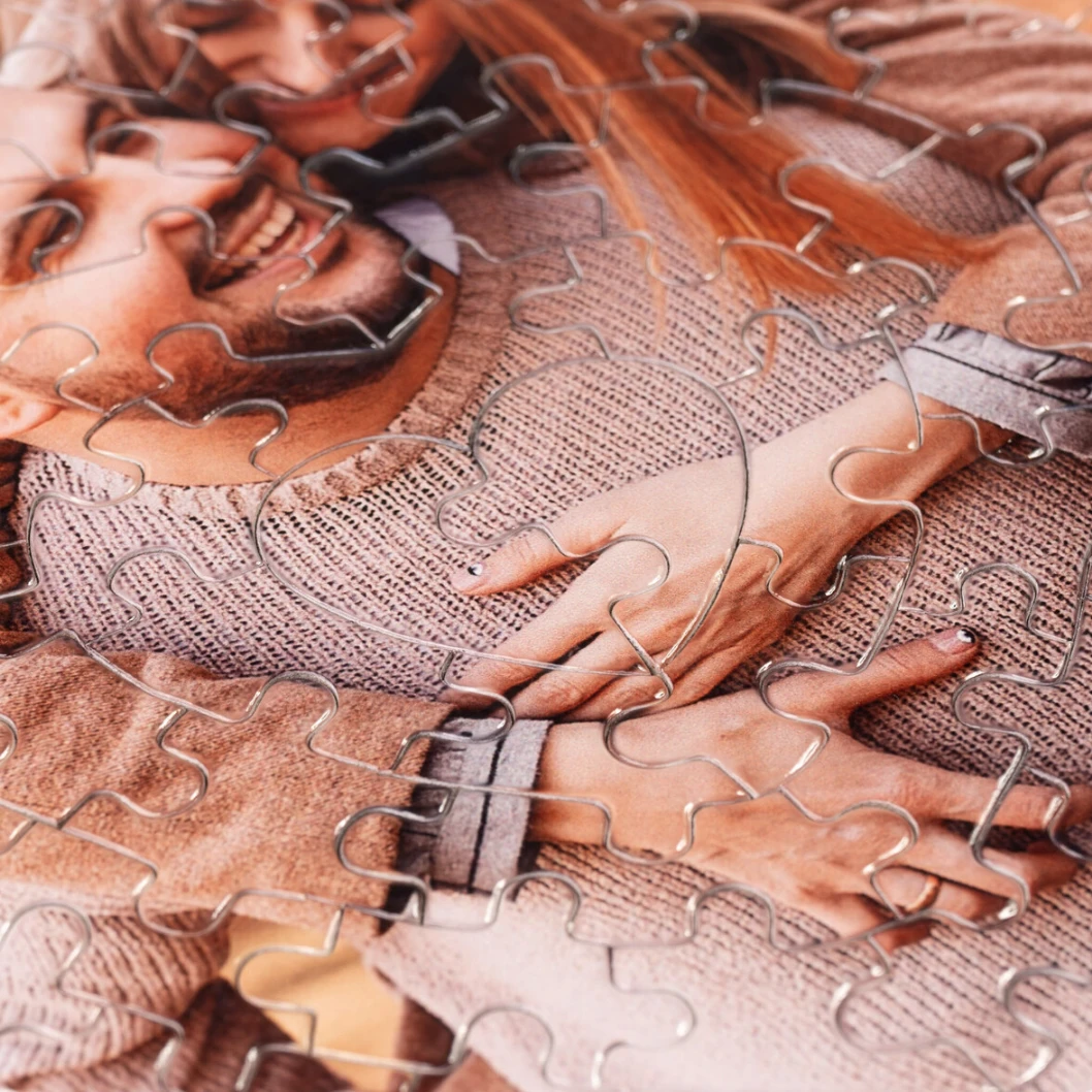 Puzzles personalizados enmarcados corazón - Imagen 2