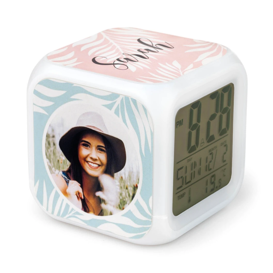 Reloj despertador digital cubo personalizado - Imagen 6