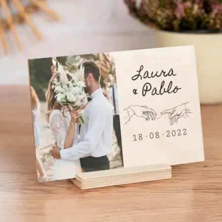 Tarjeta de madera impresa con foto - Imagen 10