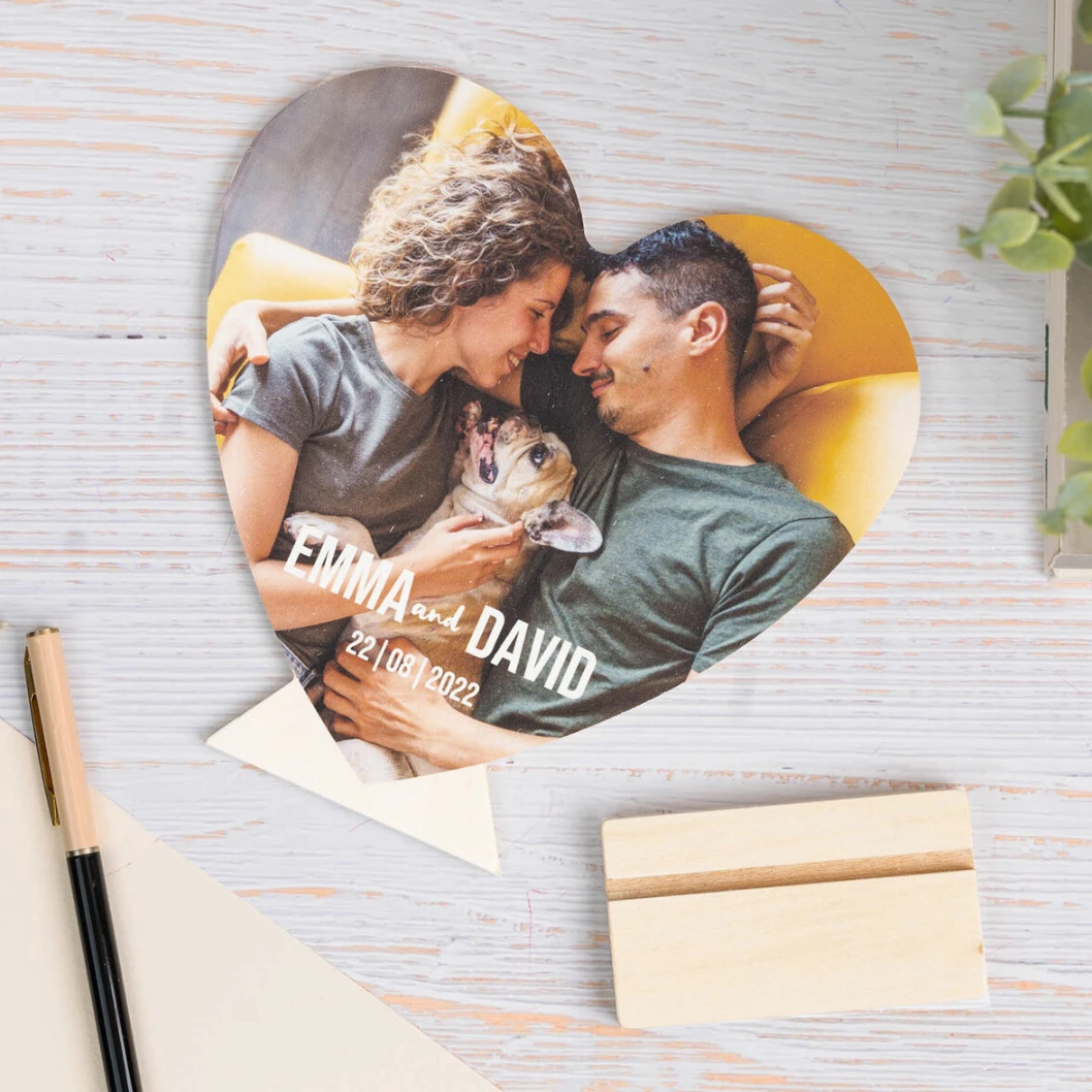 Tarjeta de madera impresa con foto - Imagen 7