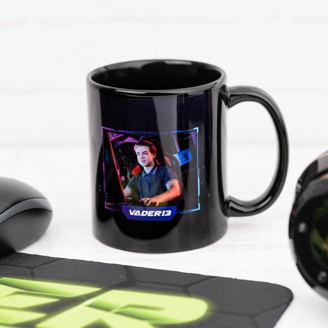 Taza negra personalizada - Imagen 8