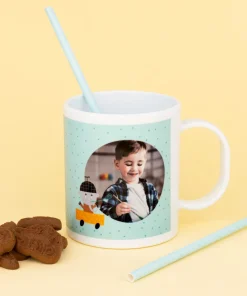 Alternative view of Taza personalizada plástico irrompible