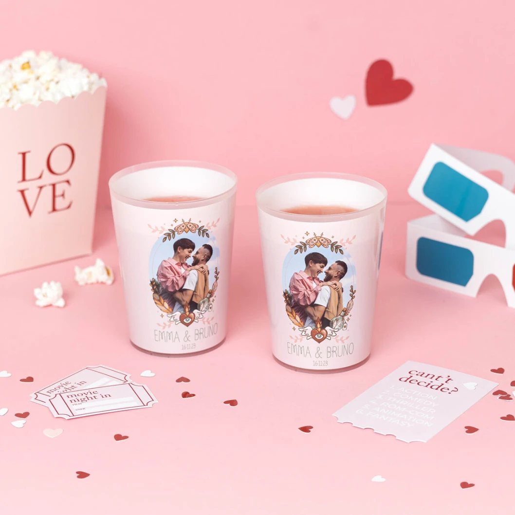 Vaso personalizado reutilizable de plástico - Imagen 22