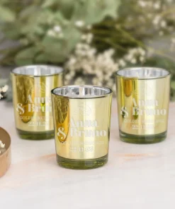 Vela personalizada en vaso de cristal - Imagen 5