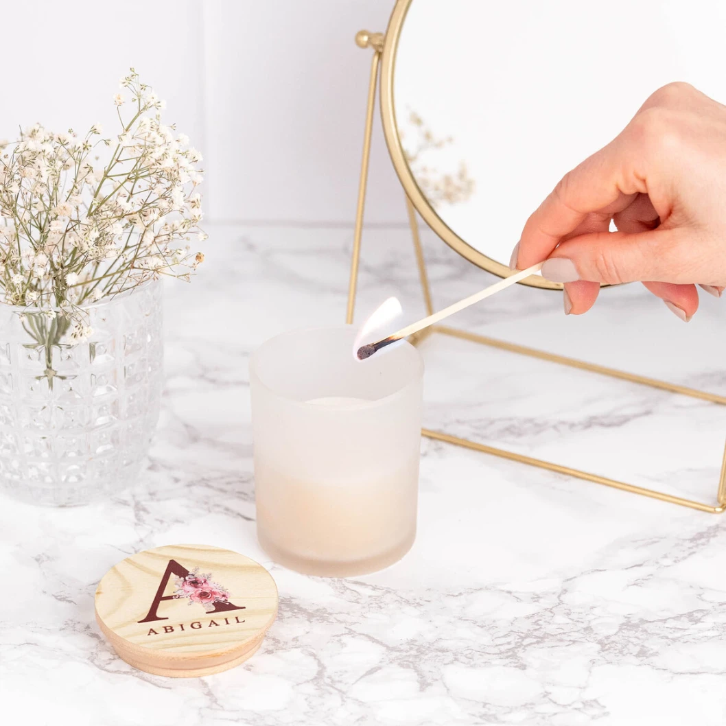 Vela personalizada con tapa de madera - Imagen 8