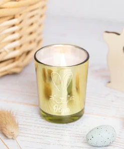 Vela personalizada en vaso de cristal - Imagen 3