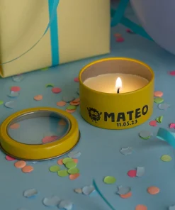 Vela personalizada en caja metálica - Imagen 9