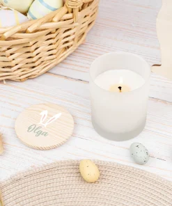 Vela personalizada con tapa de madera - Imagen 4