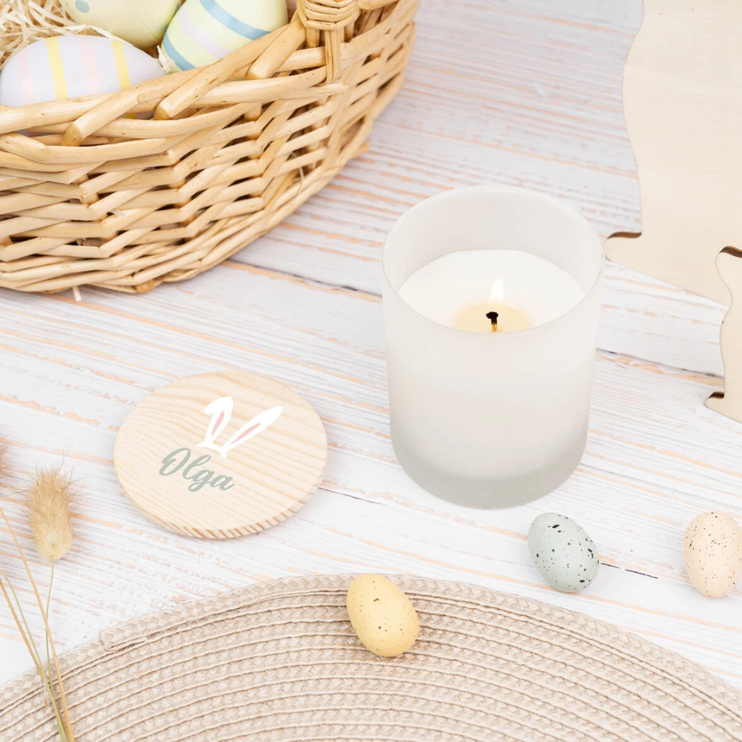 Vela personalizada con tapa de madera - Imagen 4