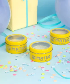 Vela personalizada en caja metálica - Imagen 7